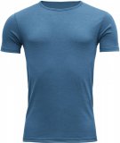 BREEZE pánské triko s krátkým rukávem Blue Melange
