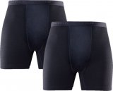 DUO ACTIVE pánské boxerky Black SET 2ks